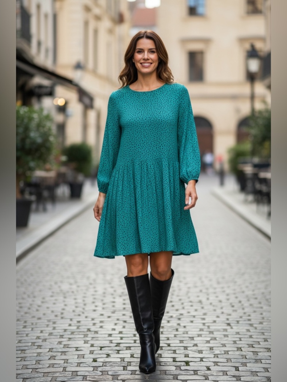 New!  Ophelia Roe pleated dress‎